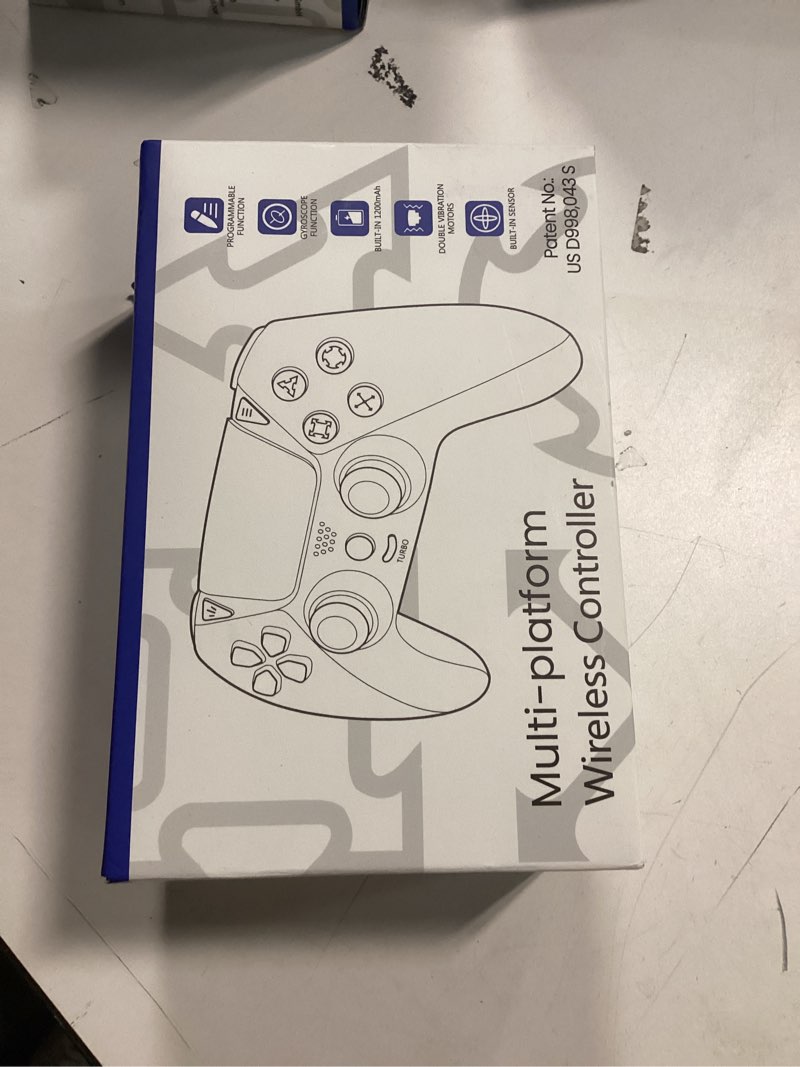 Condition photo showing New/Like New for EasySMX X15 PC Controller - Enhanced Wireless Bluetooth Controller with Hall Joysticks/Hall Triggers/RGB Lighting - No Stick Drift, No Dead Zone - Work for Windows PC, Android, Steam and Switch black