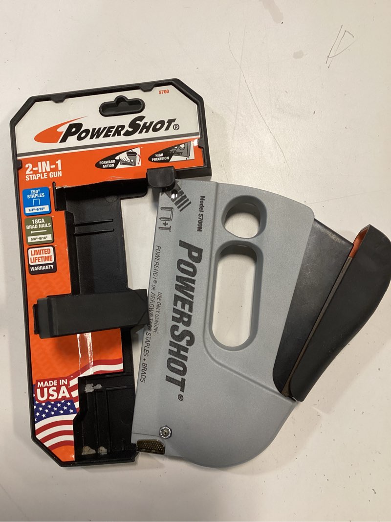 Condition photo showing As Is for powershot 5700 forward action staple gun
