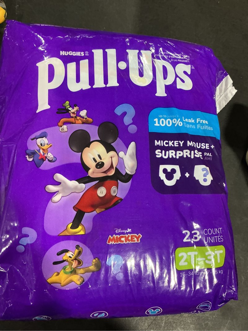 Condition photo showing New/Like New for Pull-Ups Boys' Potty Training Pants, Size 2T-3T Training Underwear (16-34 lbs), 23 Count 2T-3T 23