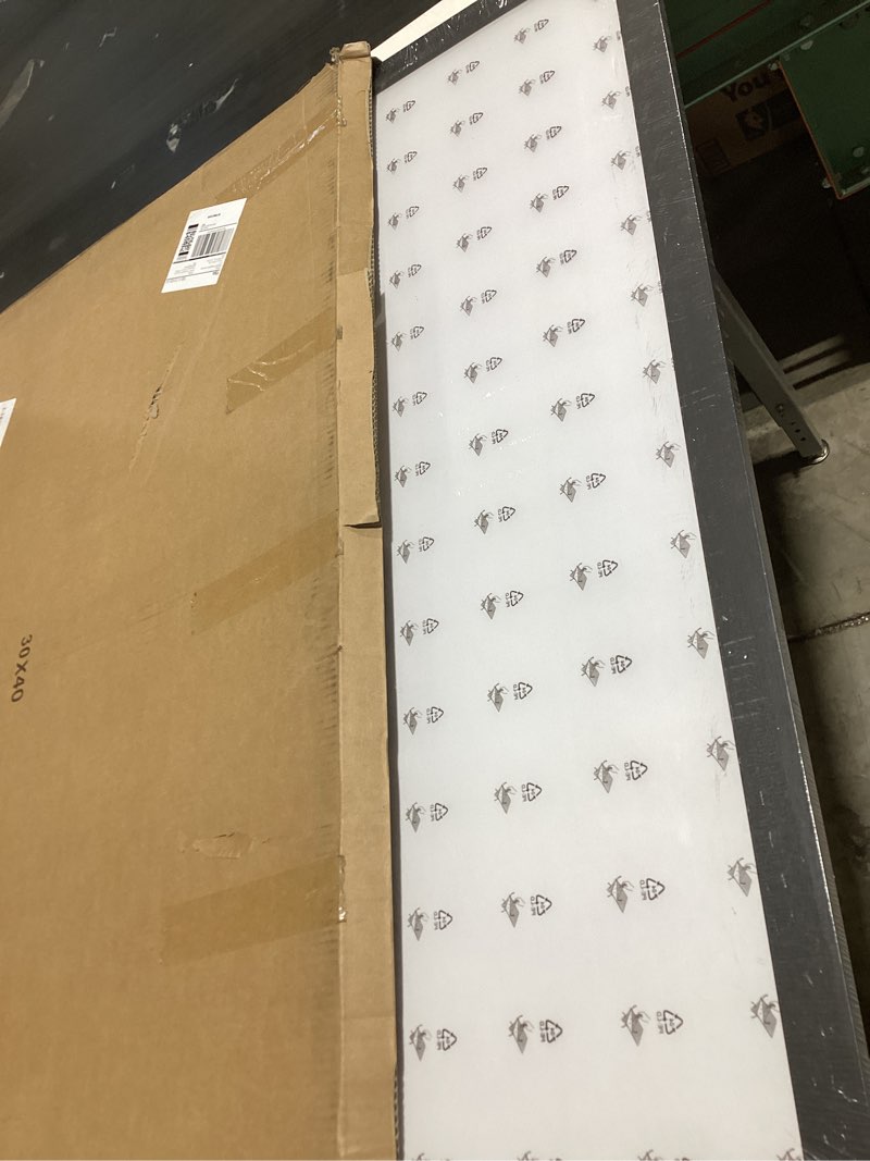 Condition photo showing Good Condition for 30x40 picture frame for wall display, 30x40 black picture frame with shatter resistant plexiglass, stable and sturdy 30 x 40 poster frame for wall display, handpicked gift collection, 1 pack