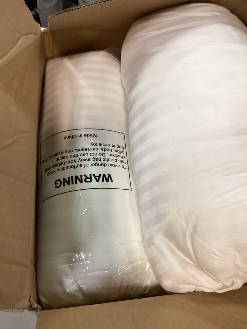 Condition photo showing Good Condition for Beckham Hotel Collection Bed Pillows King Size Set of 2 - Down Alternative Pillow for Back, Stomach or Side Sleepers