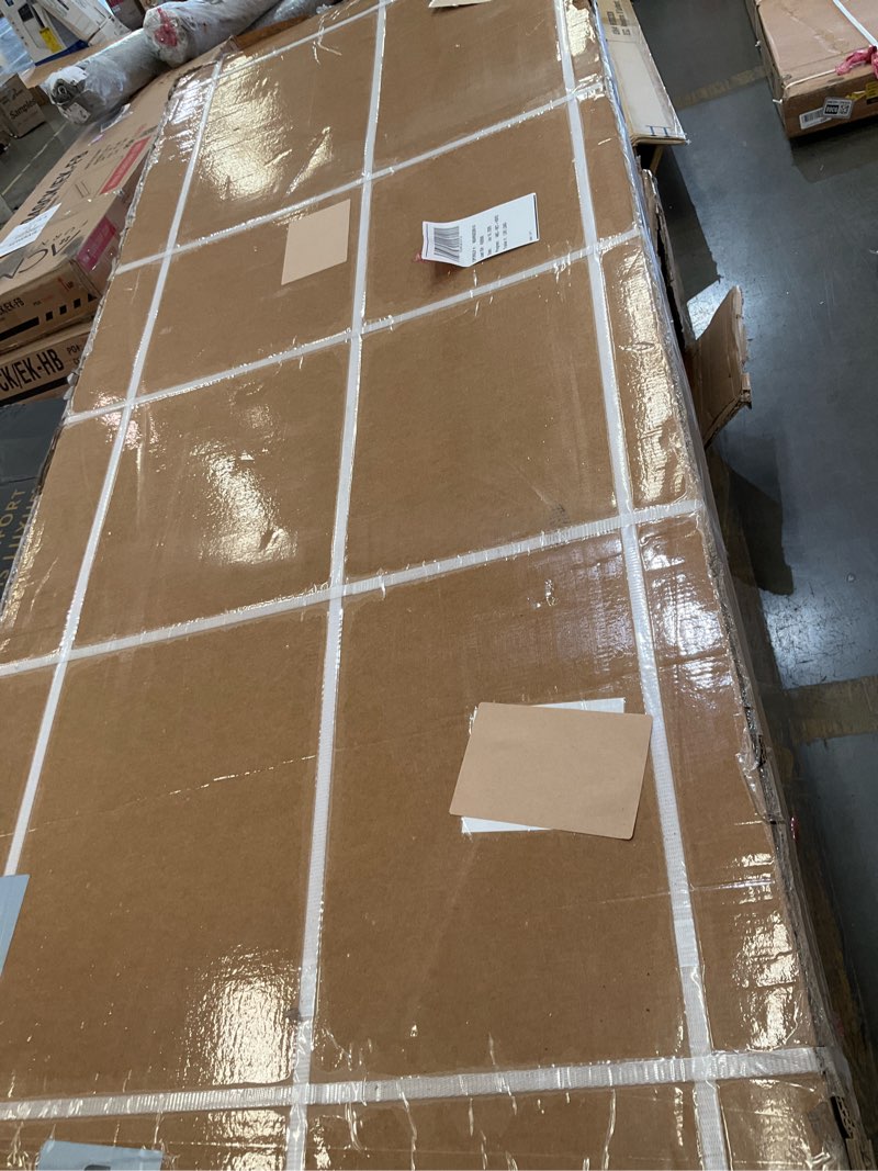 Condition photo showing Good Condition for kpuy frameless shower door, 49-54" w x 76" h sliding glass shower door, 1/4" (6mm) thick tempered clear glass with explosion-proof film nano coating, stainless steel hardware, brushed nickel