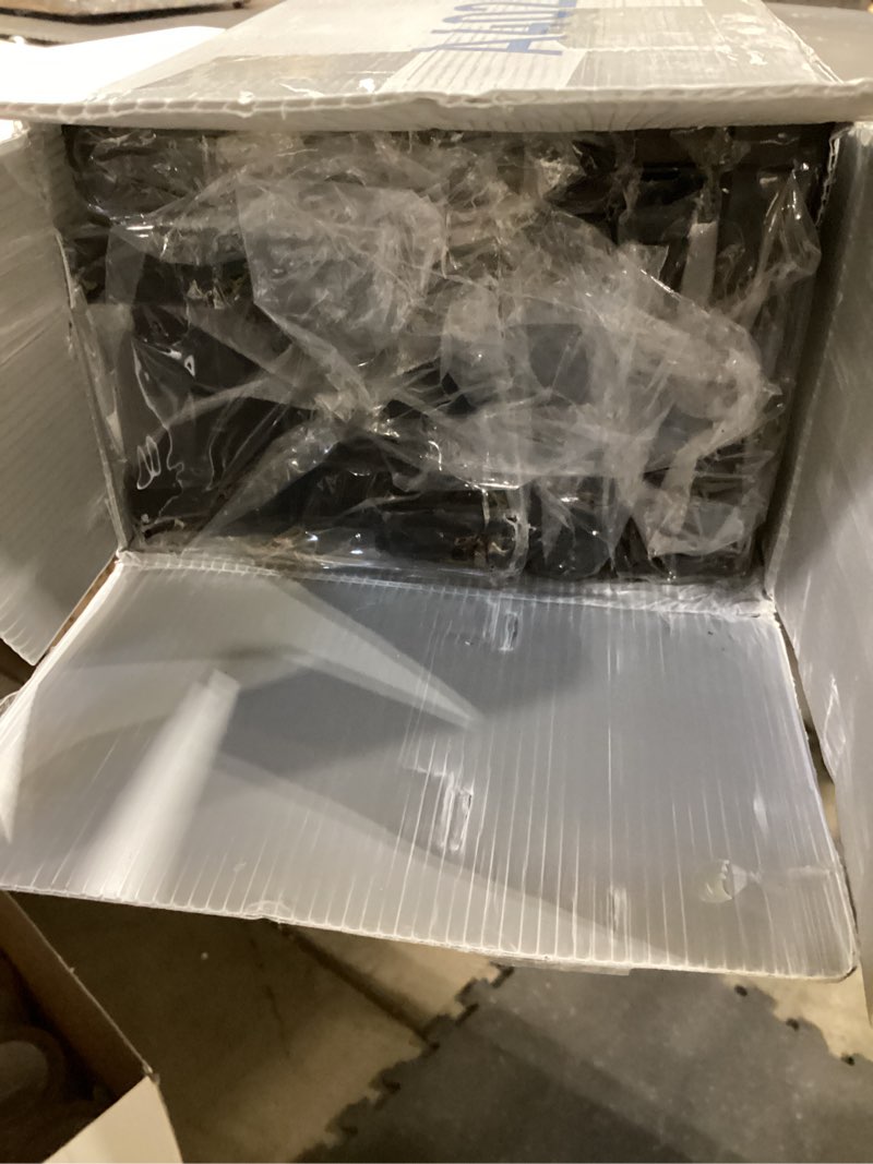 Condition photo showing Good Condition for Hafenpo 18 Inch Queen Bed Frame - Sturdy Metal Platform Queen Size, No Box Spring Needed, Heavy Duty, Easy Assembly, Strong Bearing Capacity, Under Bed Storage, Black Queen 18 Inch