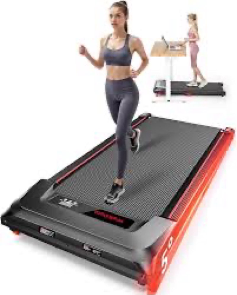 VZYTV Walking Pad Treadmill with Incline, Under Desk Treadmills for Home/Office with 250 lbs Weight 