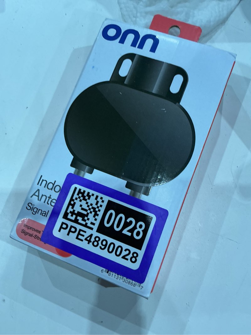 Condition photo showing New/Like New for onn indoor/outdoor antenna amplifier signal booster
