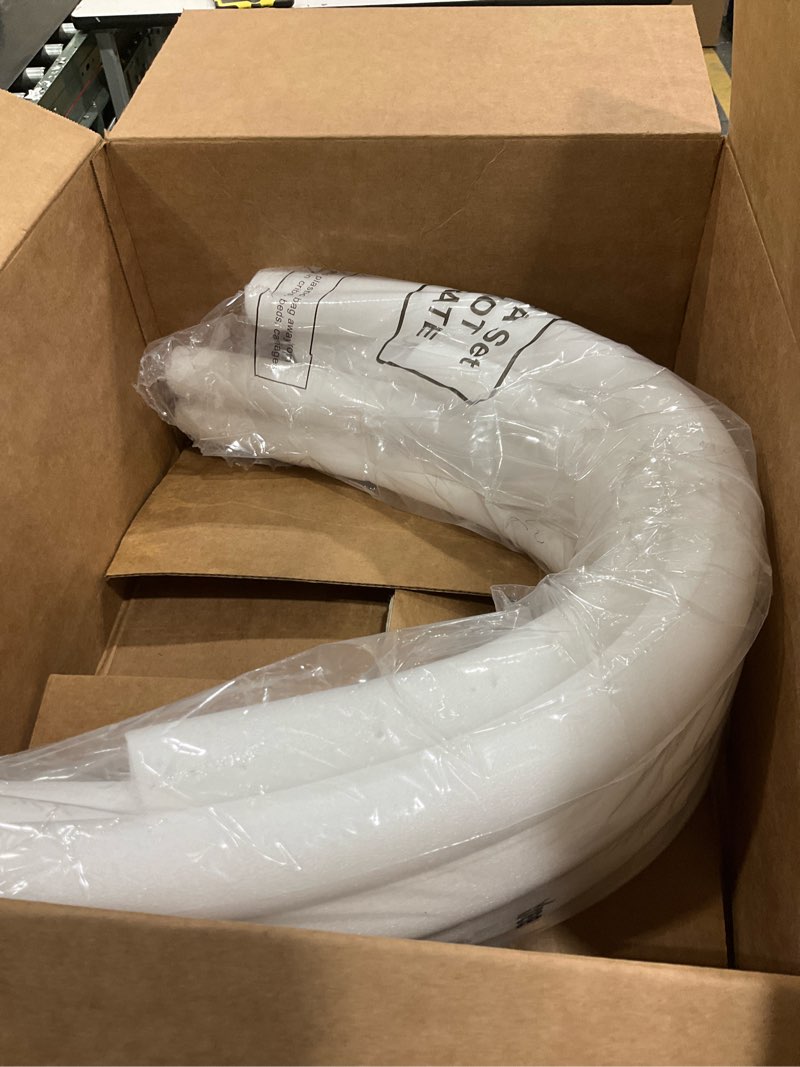 Condition photo showing Good Condition for Treela 8 Pieces Clamp Foam Tube 40" Length 1" Id 1.8" OD Pre Cut Tube Cover Foam Pipe Insulation Clamp on Noodles for Padding or Bumper Corner Edge Protection(White)