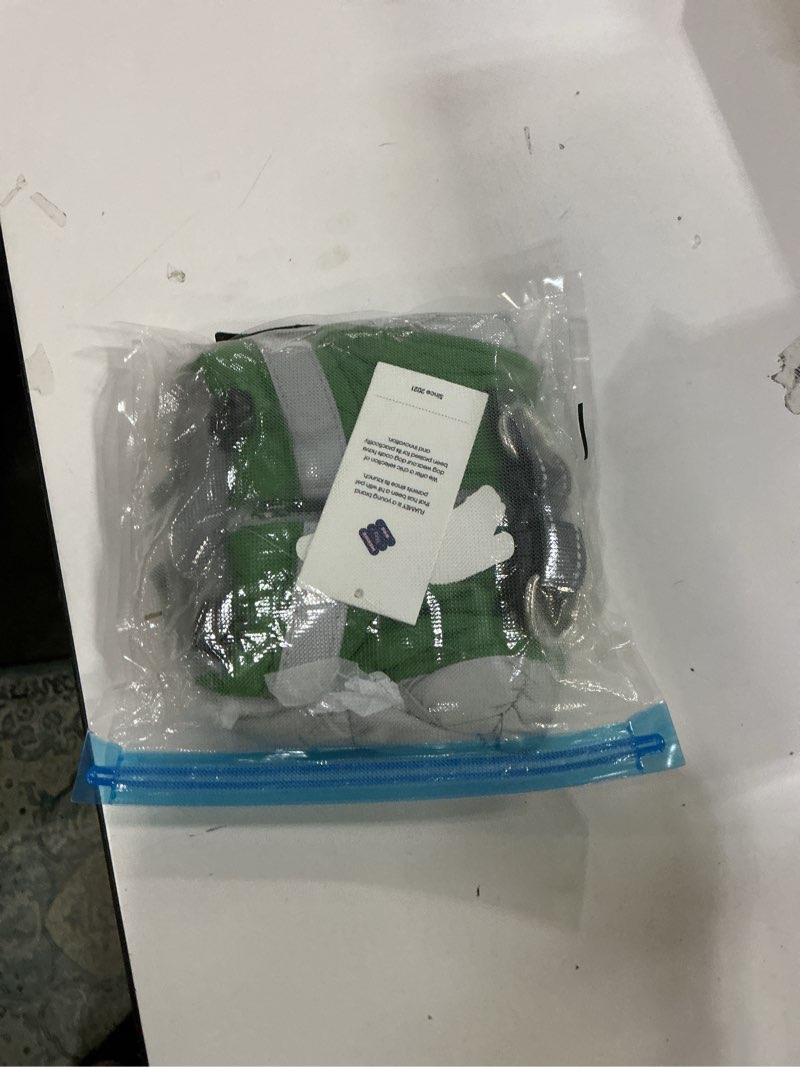 Condition photo showing Good Condition for FUAMEY Dog Coat for Small Dogs,Waterproof Dog Winter Jacket with Harness Built in Puppy Cold Weather Coats Reflective Pet Vest with Zipper Warm Fleece Dogs Snowsuit Windproof Green XS X-Small(chest:14in) Green