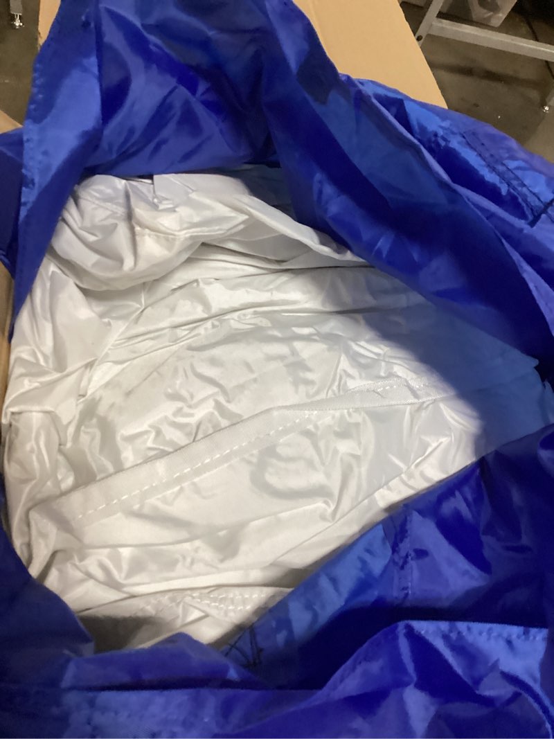 Condition photo showing Good Condition for White Bounce House, Inflatable Bouncer Castle with Slide, Air Blower, Ball Pit, Bouncy Castle for Indoor Outdoor Birthday Party Wedding Decor for Kids 3-6 Years Toddlers(10FT X 10FT X 7FT) White Castle