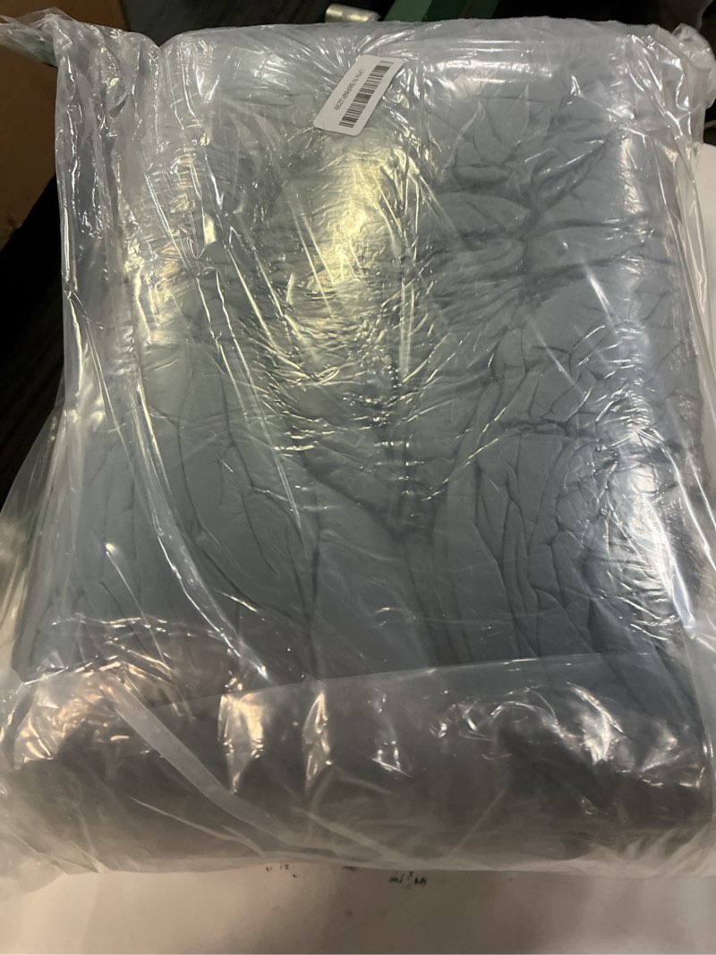 Condition photo showing New/Like New for pregnancy pillow, full body 57 inch maternity pillow with removable washable cover - sleep support for legs, back, neck, shoulder, hips, belly for pregnent women, black grey velvet cover grey velvet