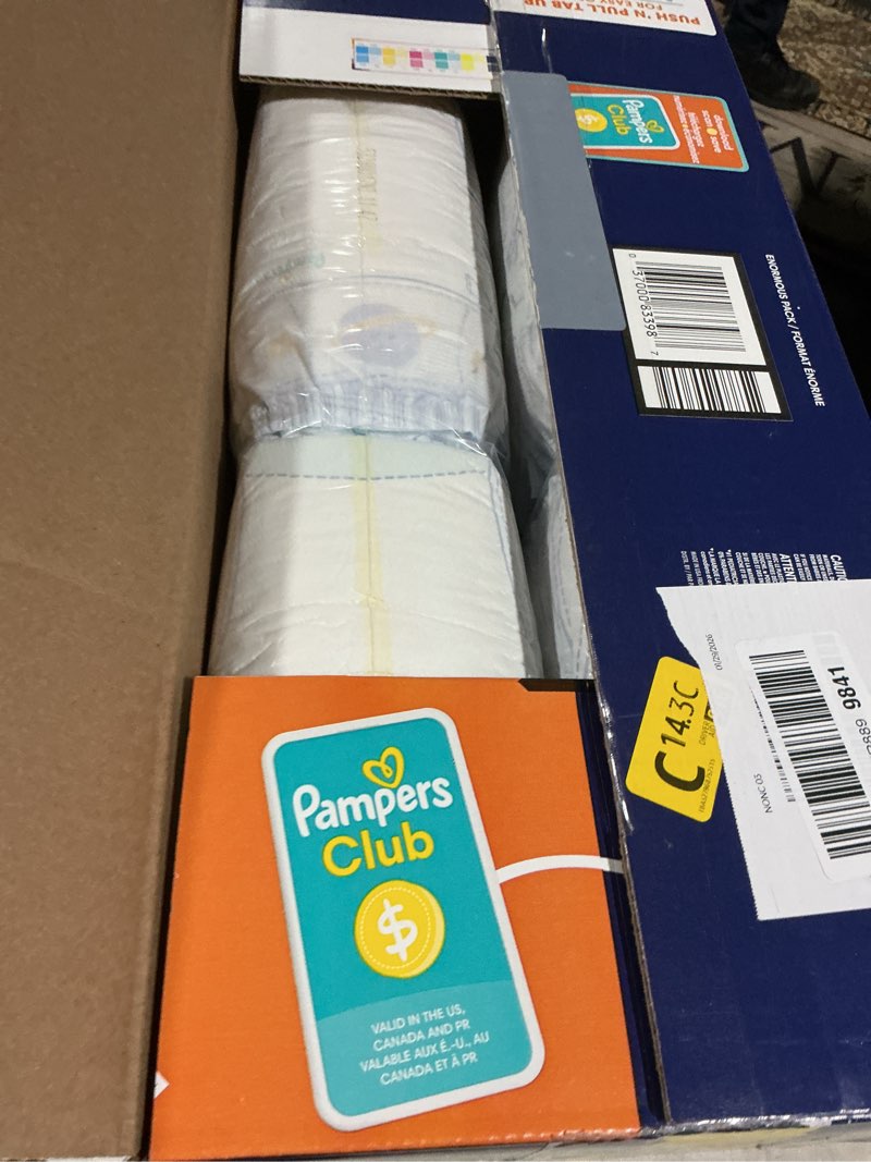 Condition photo showing Good Condition for Pampers ZZZ Overnight Diapers, Size 5 (27+ lbs), 88 Count, Nighttime Protection Disposable Baby Diaper, Night Time Leak and Skin Protection Size 5 88
