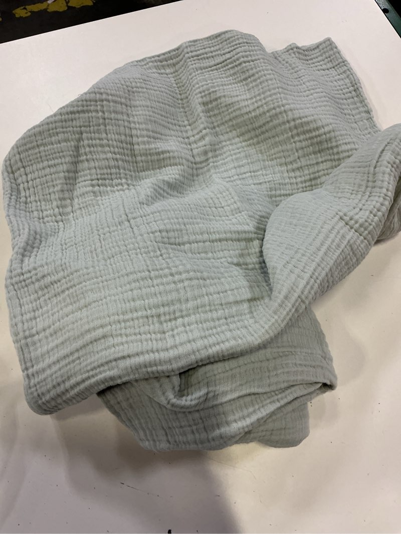 Condition photo showing Good Condition for quince organic cotton gauze sham set king  dried sage
