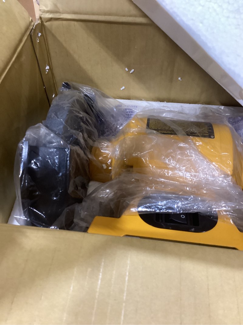 Condition photo showing As Is for dewalt dw758 8-inch bench grinder