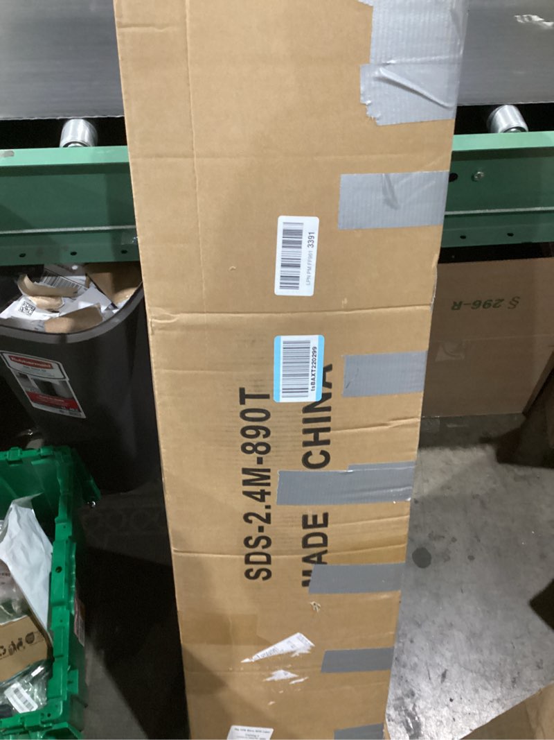 Condition photo showing As Is for 8 FT Pre-Lit Artificial Christmas Tree with 400 Dual-Color LEDs & Timer, 890 Realistic Branch Tips, Metal Stand for Holiday Home Christmas Decorations 8FT Tree