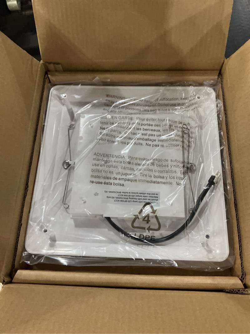 Condition photo showing New/Like New for Bathroom Fan with Light and Humidity Sensor: 26W Ceiling Mount Ventilation Fan and LED Light Combo for Bathroom and Home, 100CFM, 5CCT Seletable, Dimmable & Wet Rated, ETL Certified With Light & Humidity Sensor