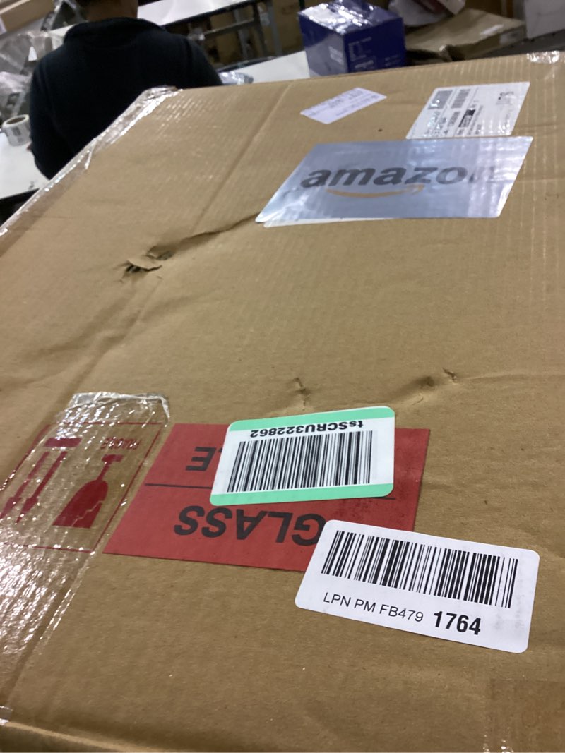 Adjustable-Height Marble Drink Table - 10x10x22-30, Black Marble & Antique Brass, Modern Round End T