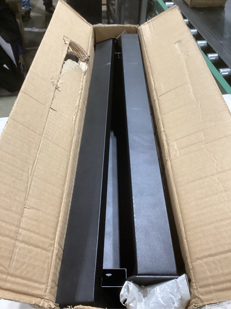 Condition photo showing As Is for HOMEKAYT Desk Legs Metal Table Legs 28 Inch, Heavy Duty Metal Legs Multiple Uses for Dinning, Kitchen,Office Table(Rectangle Shape, 2pcs)-Black 28”H x 17.7”W Rectangle1 INCOMPLETE 