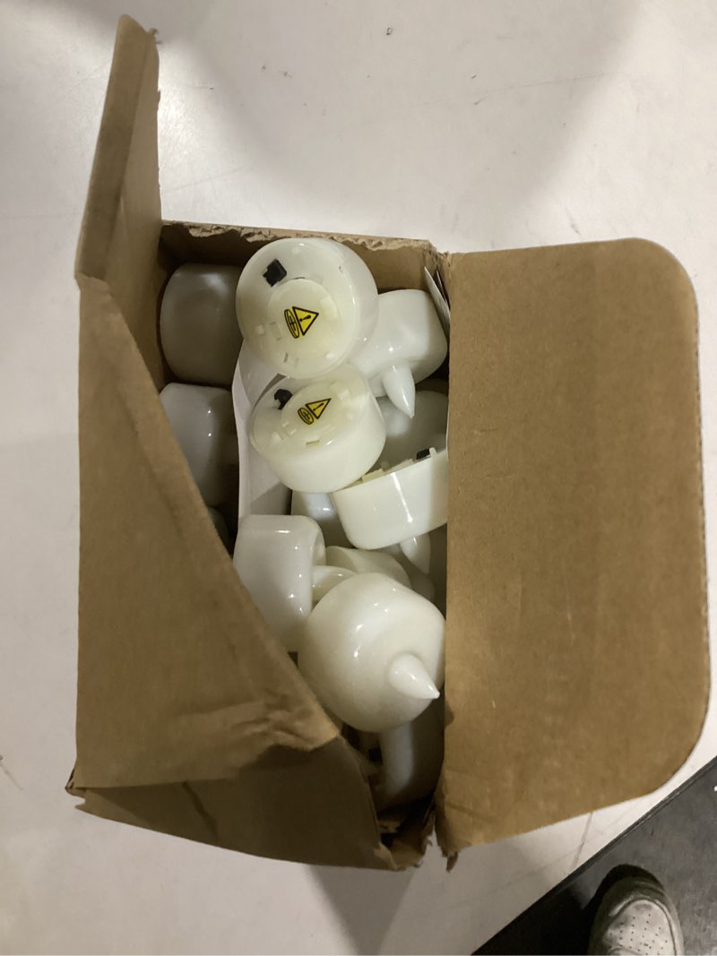 Condition photo showing Good Condition for Amagic 150Pack Flameless LED Tea Lights Candles Battery Operated, Electric Fake Tealight Candles for Votive, Halloween, Christmas, Home Decor, Wedding, Table Decor (150Pack) White 150 Pack