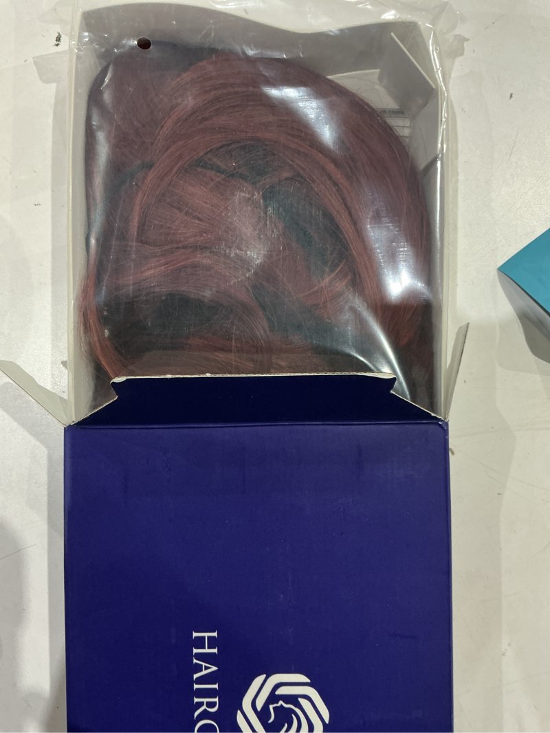 Condition photo showing Good Condition for haircube red wigs for women,long layered wigs with bangs heat resistant synthetic fibre wigs(pelucas de cabello natural)
