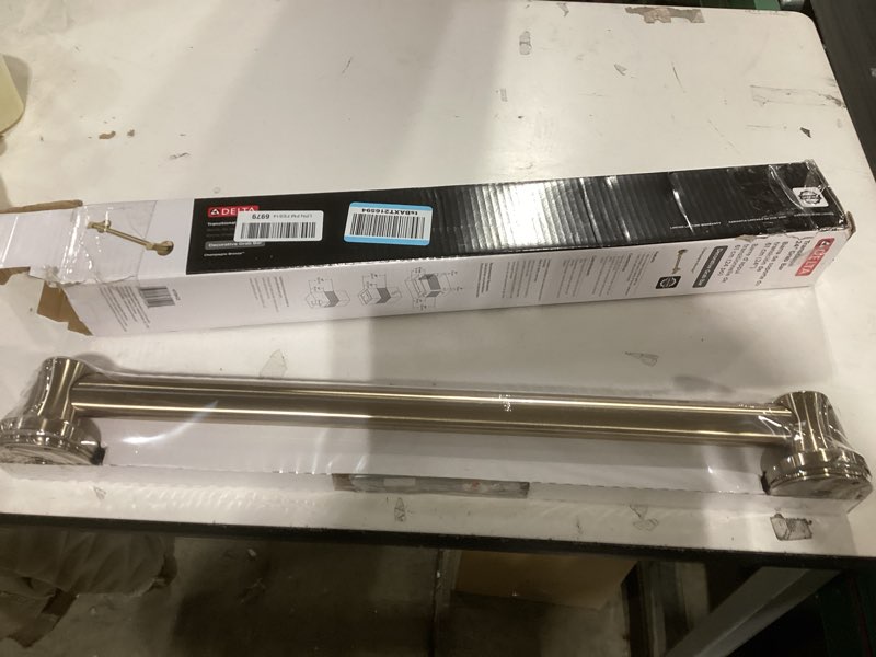 Condition photo showing Good Condition for Delta 41724-CZ Transitional 24-Inch Grab Bar with Concealed Mounting, Champagne Bronze Champagne Bronze 24 Inch