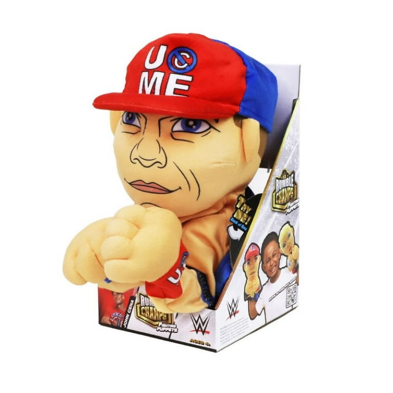wwe rumble champ john cena rumbling plush with sound