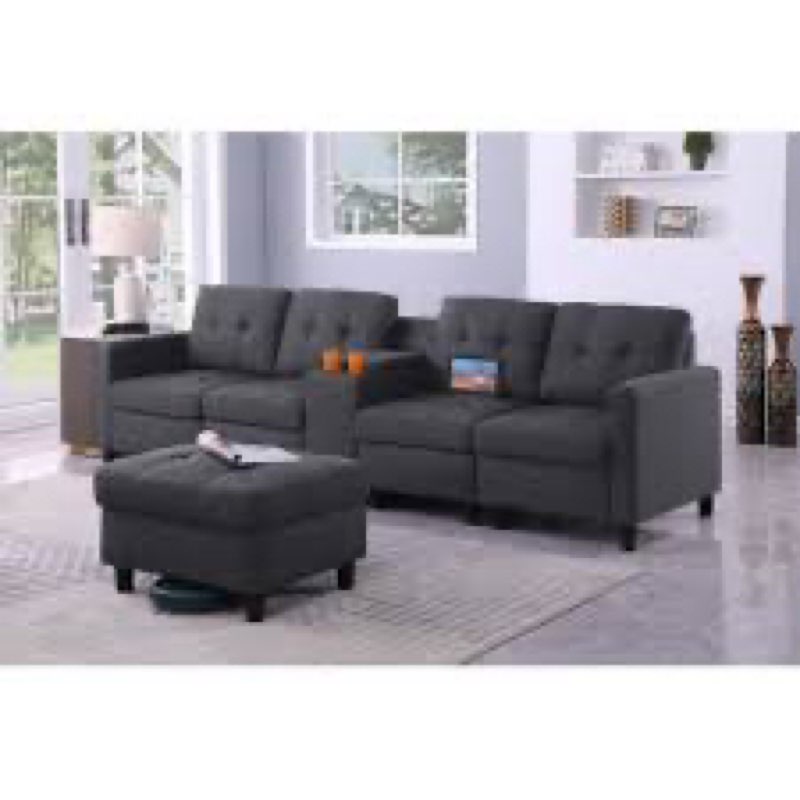 BOX MODULE STO SOFA 26'' Upholstered Modular Sofa