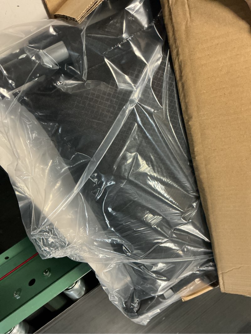 Condition photo showing Good Condition for green party stadium seat for bleachers portable outdoor floor folding stadium chair with armrest, back support, cup holder, mesh bag and hide hooks black grey
