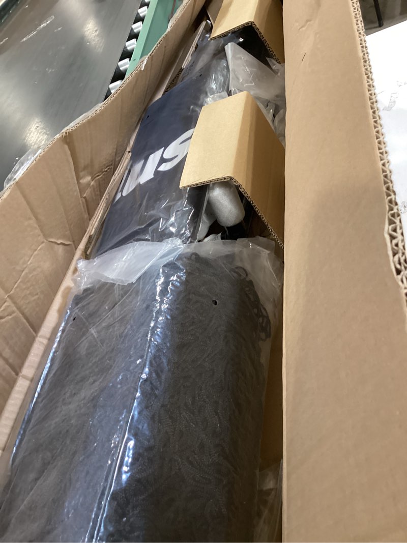 Condition photo showing Good Condition for 12x9ft / 16x10ft barricade backstop net, ball sports barrier, practice net for baseball, softball, lacrosse, soccer, basketball and more 12x9 ft - black