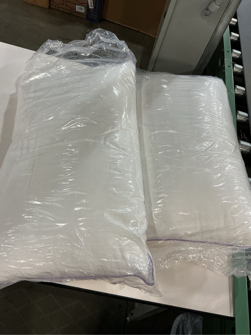 Condition photo showing Good Condition for JOLLYVOGUE Bed Pillows Standard/Full Size Set of 2, Washable Supportive Bed Pillows with Super Soft Down Alternative Fill, Luxury Fluffy Hotel Quality for Side, Back, and Stomach Sleepers 2 Standard