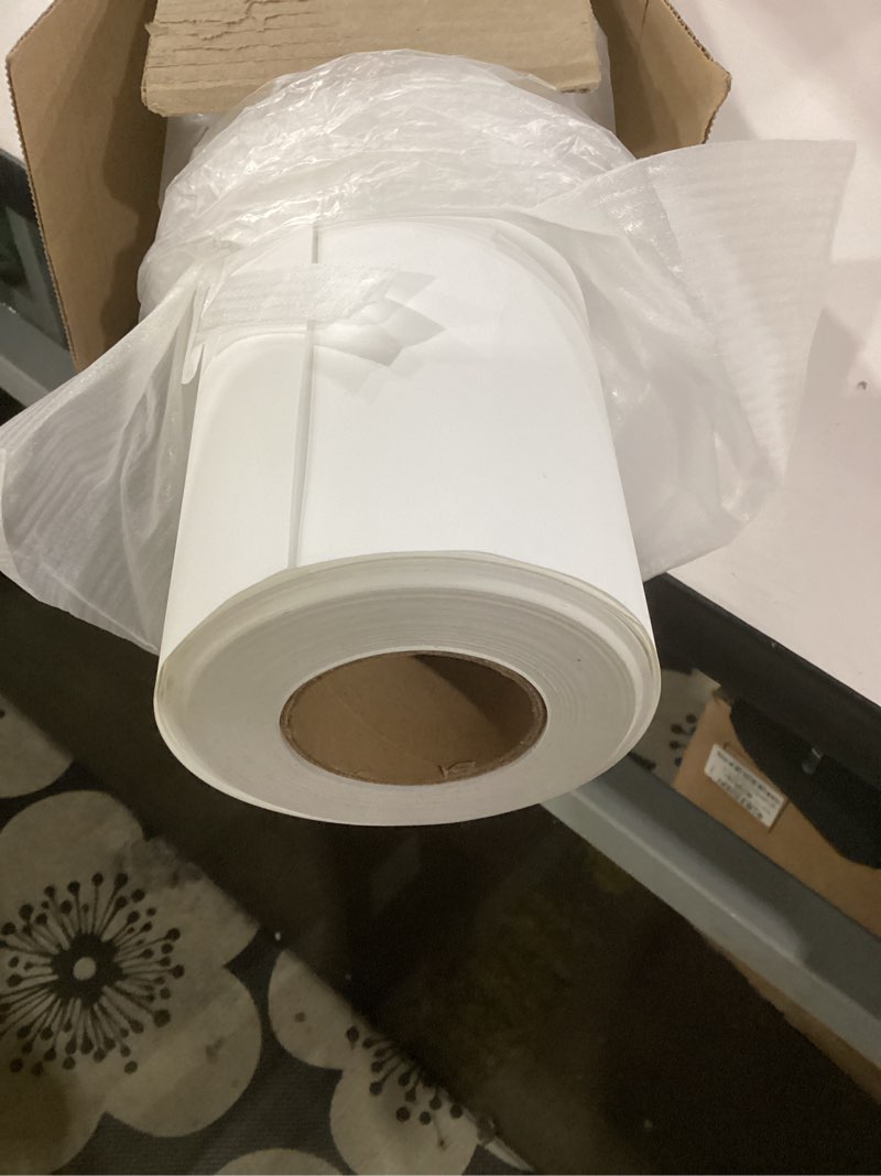 Condition photo showing Good Condition for rcdepot1-1 x 36 inch x 100 ft matte polypropylene banner roll (self adhesive) film poly vinyl waterproof, tear resistant, 2 inch core, wide format inkjet print poster signs pvc
