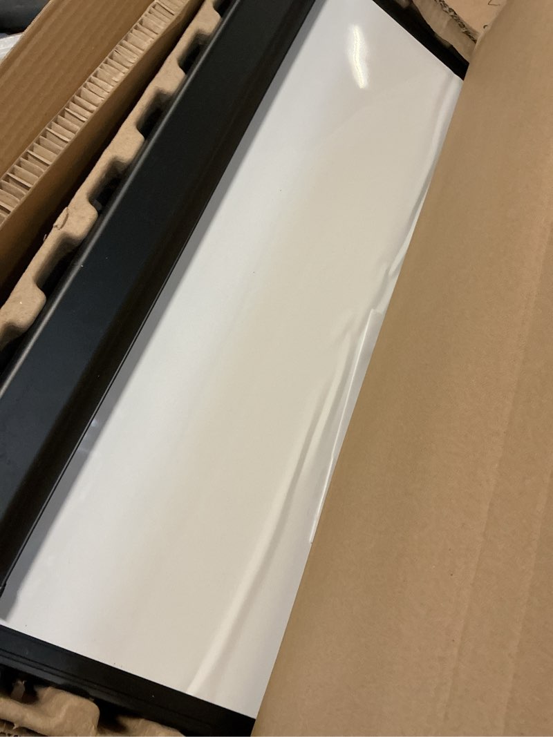 Condition photo showing Good Condition for 40 X 28 Inch Mobile Magnetic Whiteboard, Height Adjustable Dry Erase Board Easel on Rolling Stand with Flipchart Easel Pad, Magnets & Eraser, Black