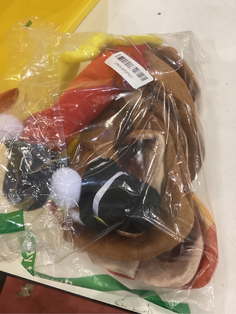 Condition photo showing Good Condition for JOYIN 2PCS Turkey Gobbler Hats, Thanksgiving Novelty Hats Role Play & Carnival Cosplay, Thanksgiving Party Favor Supplies