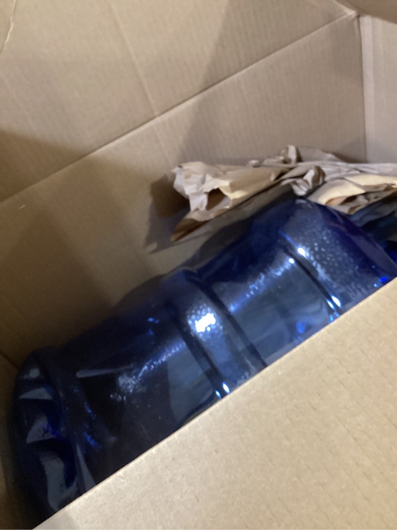 Condition photo showing As Is for Brio B.P.A. Free 5 Gallon Plastic Crown Cap Reusable Water Bottle Container BPA