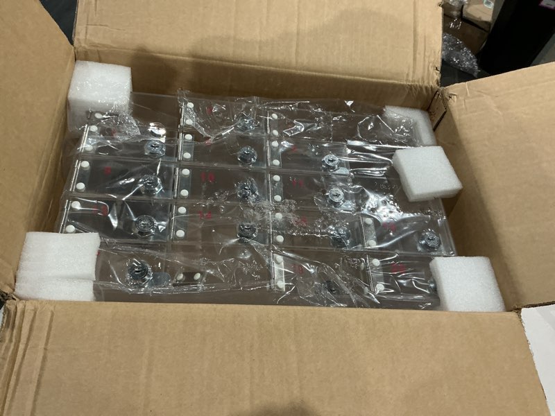 Condition photo showing Good Condition for layhit 20 slots cell phone locker box for classroom clear acrylic cell phone storage cabinet bin with door locks for classroom school students office factory employees