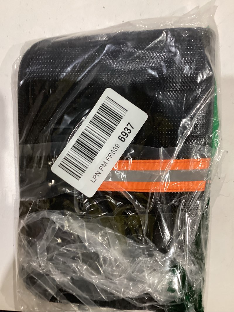 Condition photo showing As Is for fireproof money bag 8.3 x 5.9in, money bag with lock and zipper, safe fireproof waterproof for cash, mobile phones, keys, credit cards