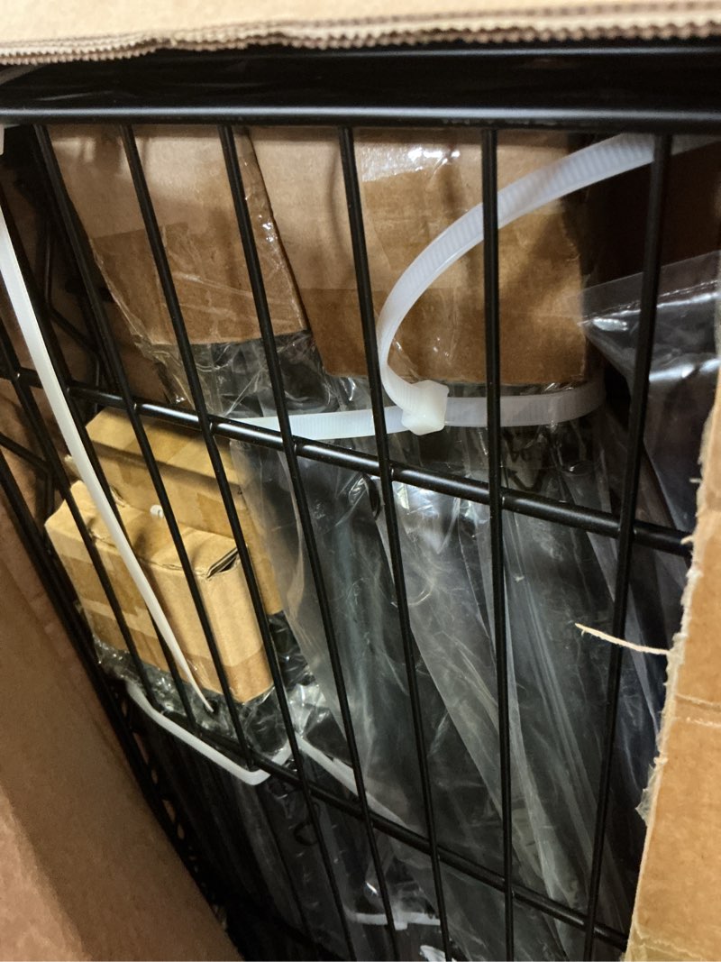 Condition photo showing Good Condition for ulifhome p4 rolling clothes rack heavy duty, clothing racks for hanging clothes, freestanding garment racks with wheels, metal portable closet rack 35.5''w × 20.5''d × 80.5''h, max load 560lbs, black black p4