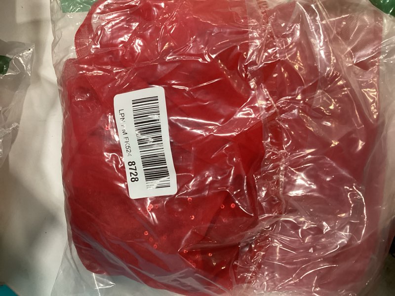 Condition photo showing New/Like New for GRACE KARIN Girls Sequin Party Dress Sparkle Formal Birthday Pageant Prom Three-Layer Tulle Midi Dress Size 5-12Y Red 10 Years