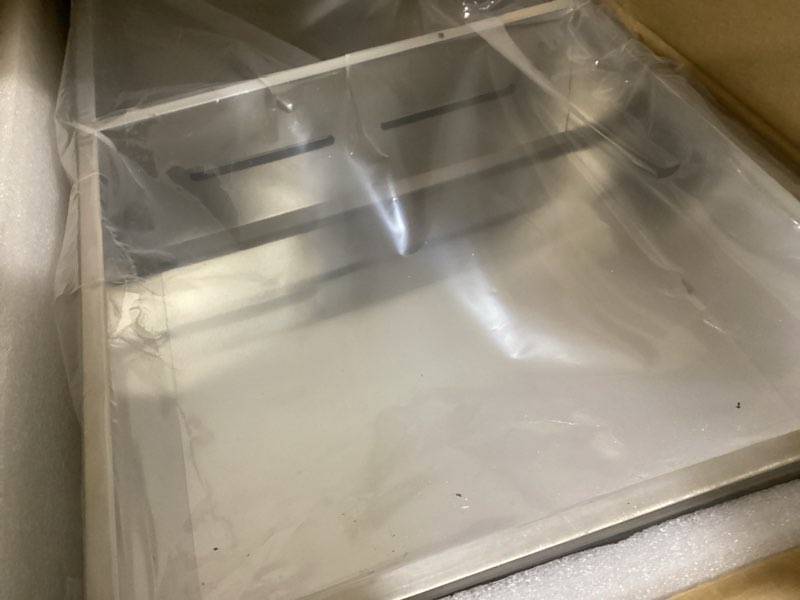 Condition photo showing Good Condition for Niche for Shower Wall 12" X 24" Double Shelves, Niche Recessed Shower Shelf for Bathroom Storage, No Tile Needed Over Mount Installation, Brushed Nickel 12W × 24H with Double Shelf