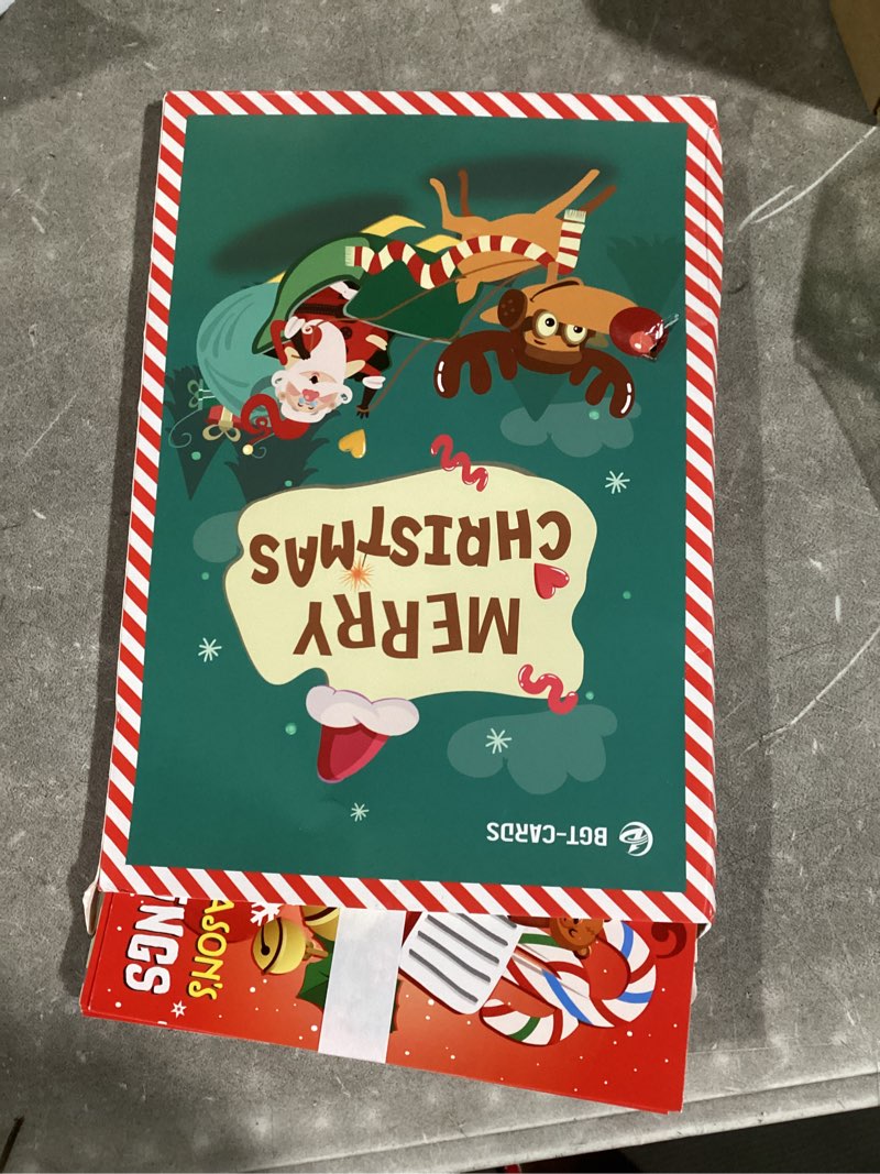 Condition photo showing New/Like New for christmas money cards, 20 pack money christmas cards with envelopes, money holders for cash, checks, or gift card, xmas card boxes set assorted set of 20