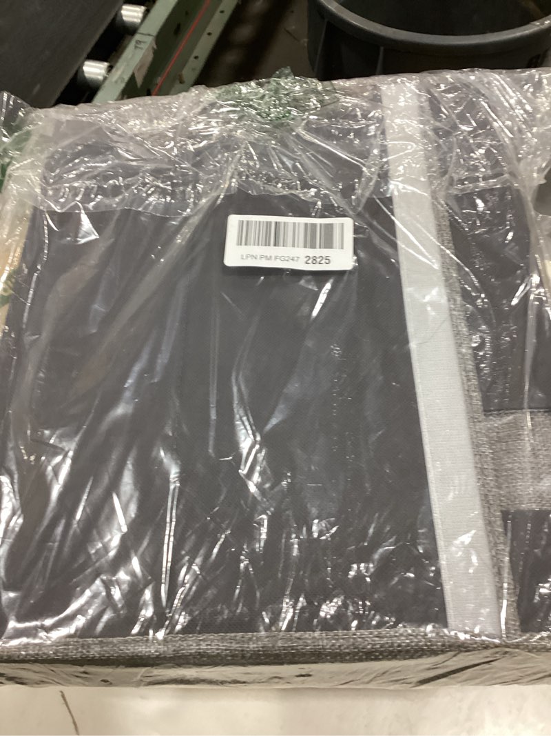 Condition photo showing New/Like New for 6Pack Sheet Organizers and Storage - King/Queen Size Sheet Storage Organizer with Window, Foldable & Dustproof Sheet Organizer for Linen Closet for Summer Blankets & Sheet Sets,Grey Grey 6 Pack