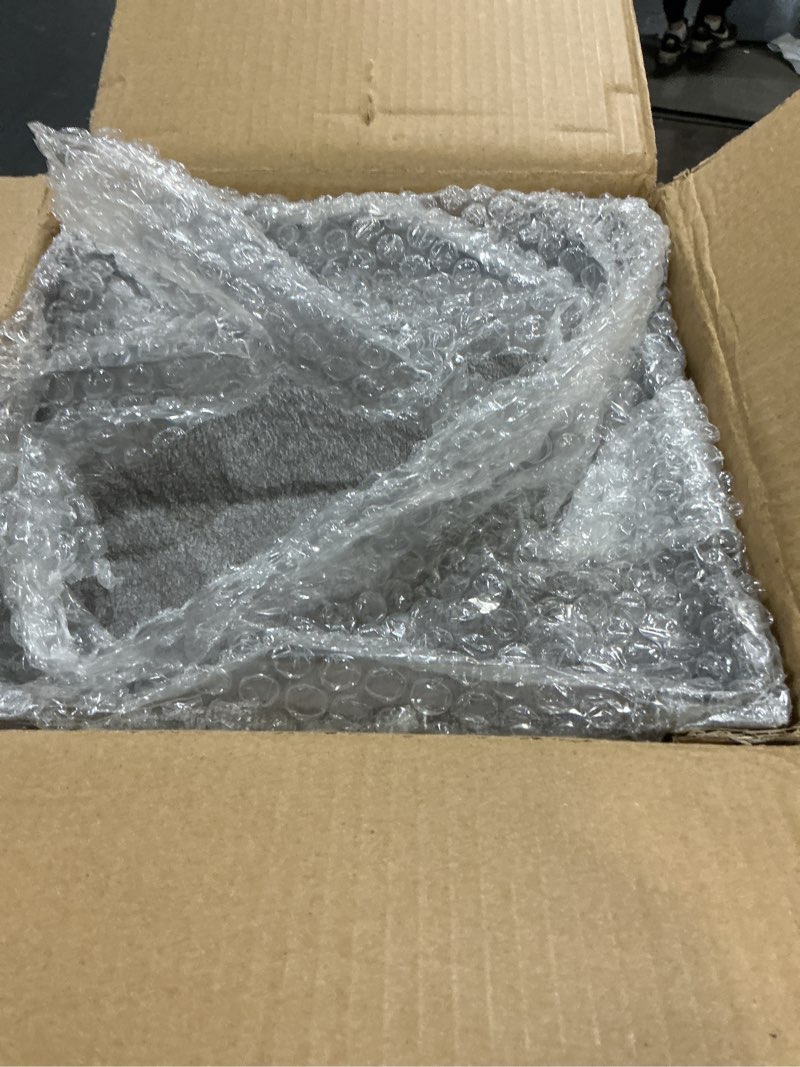 Condition photo showing Good Condition for Perfnique Farmhouse Outdoor Lanterns for Patio, Set of 2 Rustic Lanterns Decor, Vintage Hanging Candle Holder Decorative for Porch, Garden, Yard, Indoor (No Glass, Dark Brown)