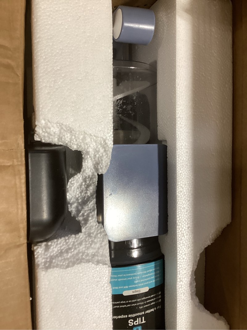 Condition photo showing As Is for 88oz Slushie Machine for Home with No Ice Needed, 6 Preset Programs, Self-Cleaning Function, Quiet Operation, Perfect for Making Frozen Margaritas, Milkshakes, Smoothies, Frappes, and More