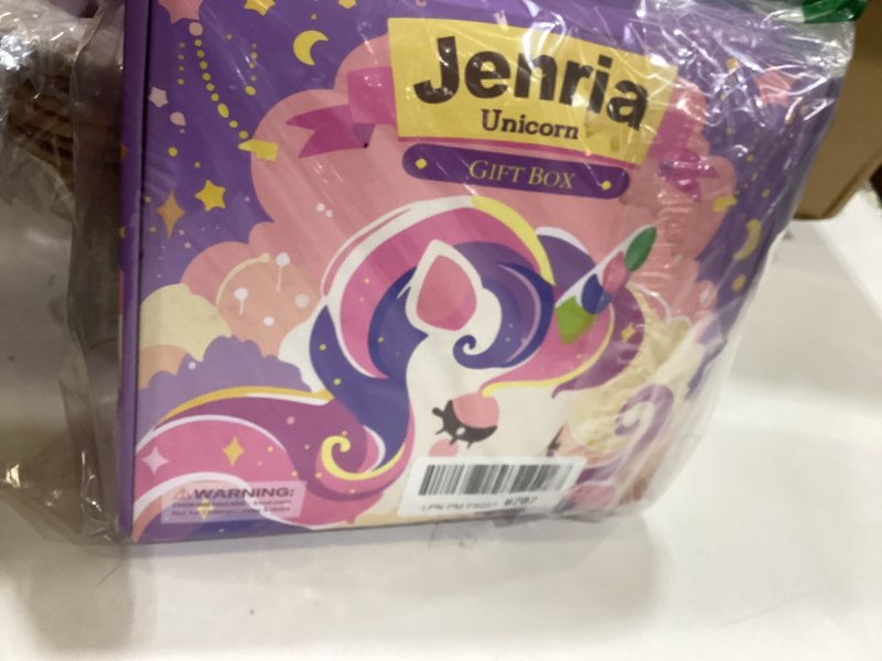 Condition photo showing Good Condition for jenria unicorn gift for girls, valentines day gifts for kids, birthday gifts for girls age 3 4 5 6 7 8 9 10 years old girl, gift ideas, girls toys age 6-8, unicorn toys for daughter, niece a: starry unicorn gift set