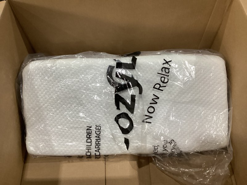 Condition photo showing New/Like New for wedge pillow for sleeping, side sleeper body back positioners for back pain, preventing bedsores, after surgery, pregnancy support, ankle support, bed wedge pillow for side sleepers gray white 20 inch length