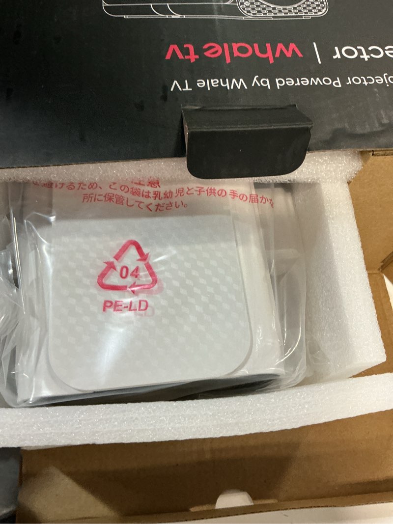 Condition photo showing New/Like New for [netflix-licensed] smart projector with wifi and bluetooth, 4k 1080p support, electric focus & auto keystone, rotatable & height-adjustable stand, max 250" screen