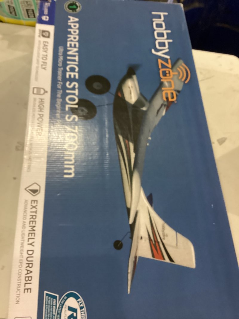 Condition photo showing As Is for HobbyZone RC Airplane Apprentice STOL S 700 BNF Basic Transmitter Battery and Charger Not Included with AS3X/SAFE Technology HBZ6150