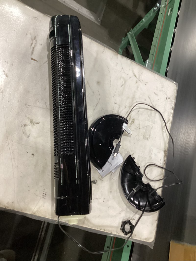 Condition photo showing New/Like New for PELONIS 30 Inch Oscillating Tower Fan with 3 Speed Settings and Auto-off Timer, Standing Fan PFT28A2BBB, Black, medium Black Basic