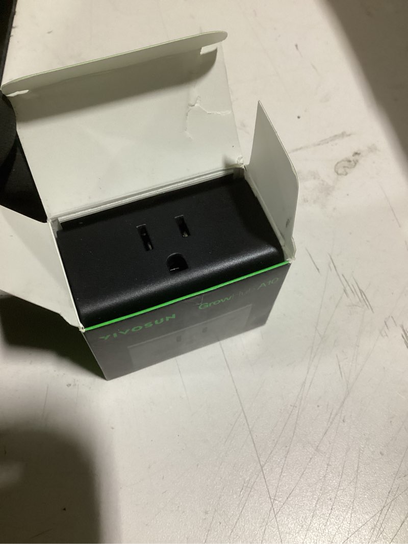 Condition photo showing Good Condition for vivosun growhub outlet controller a10, smart wifi outlet, smart plug, 15a 1800w, remote control, compatible with vivosun app for grow tent growhub a10 1-plug