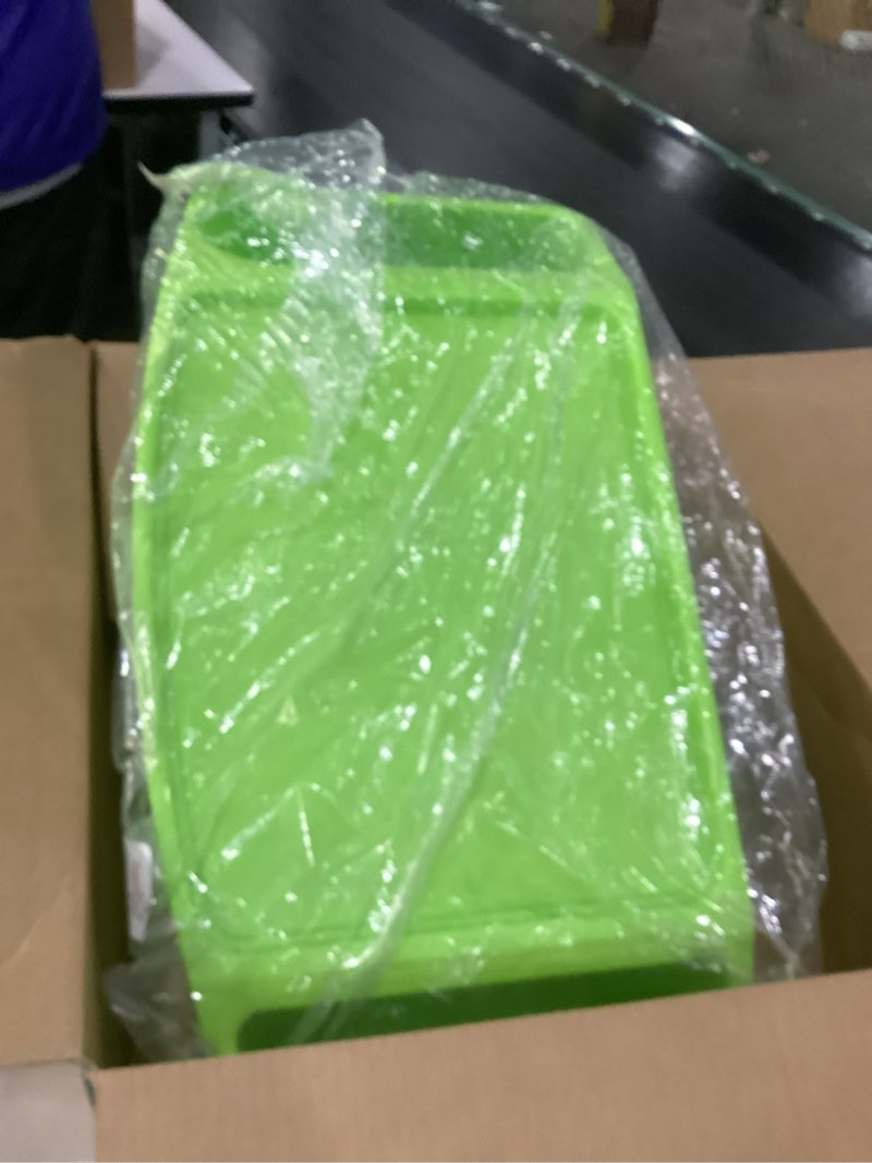 Condition photo showing Good Condition for basicwise qi003253g kids lap desk tray, portable activity table, green, 1 piece green 1 piece table