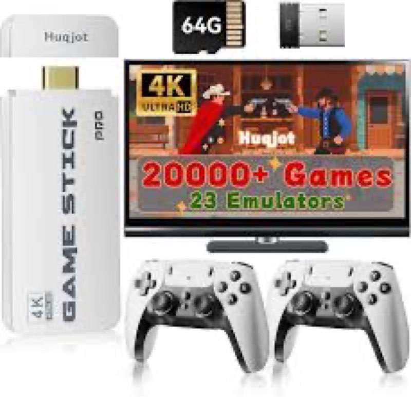 XULUXD 2026 New Retro Gaming Console,4K HDMI Output Game Stick-FHGF281