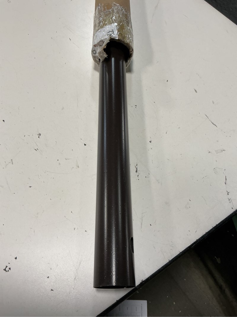 Condition photo showing Good Condition for 1 pack 1.5'' dia umbrella replacement lower pole, heavy steel patio umbrella bottom pole replacement, 1.7 mm thickness, no bullet buckle outdoor brown 42.5''